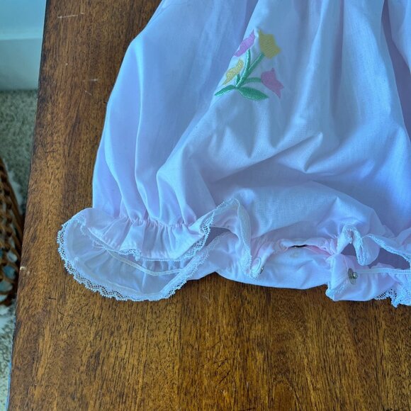 Vintage Alexis Lace Ruffle Tulip Bubble Romper - Picture 8 of 8
